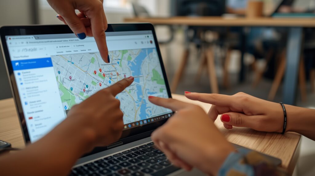 What is Local SEO and Why It Matters for Your Business lucid origin closeup of a laptop screen displaying google maps 2