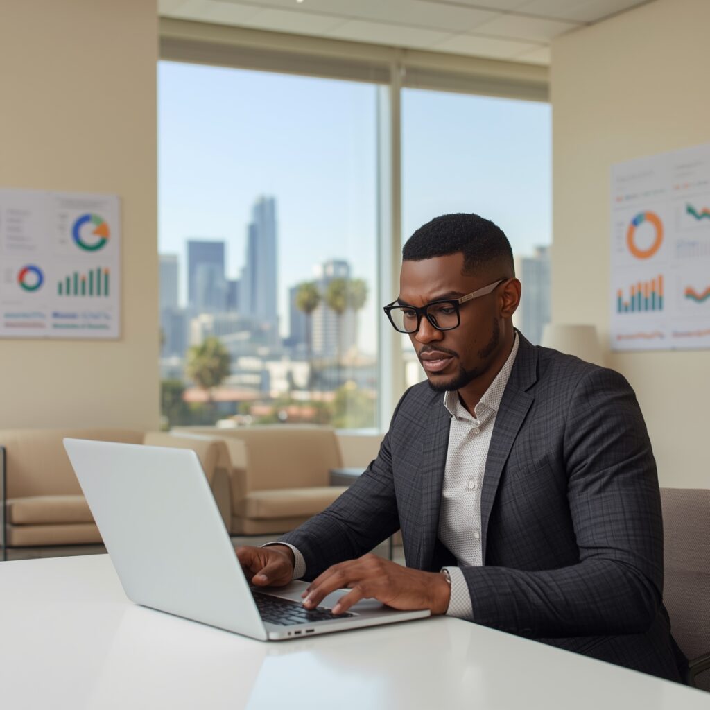 GBP Optimization lucid origin modern business consultant with a determined expr 3