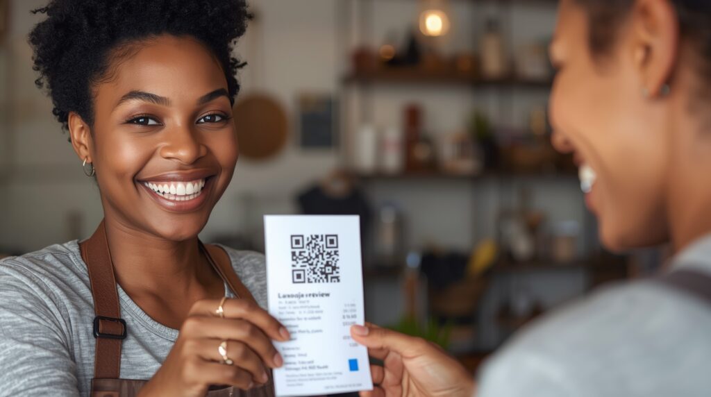 How to Get More Google Reviews lucid origin a friendly small business owner with a warm smile 0